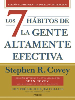 cover image of Los 7 hábitos de la gente altamente efectiva (30.º aniversario)